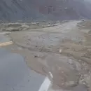 Hay desprendimientos en el camino a Uspallata