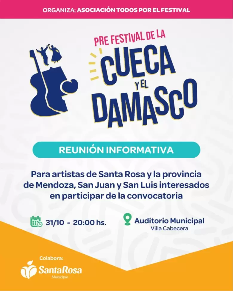 Cueca y el damasco