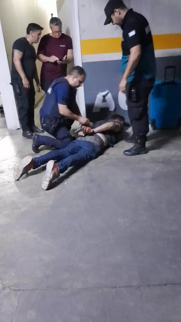 ladrón aprehendido