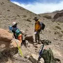 Gendarmer�a rescat� a andinista en el Cerro Mercedario