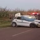 Vuelco fatal en Tunuy�n: Muri� una mujer que viajaba como acompa�ante