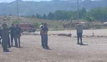 Rescate de andinista en Uspallata