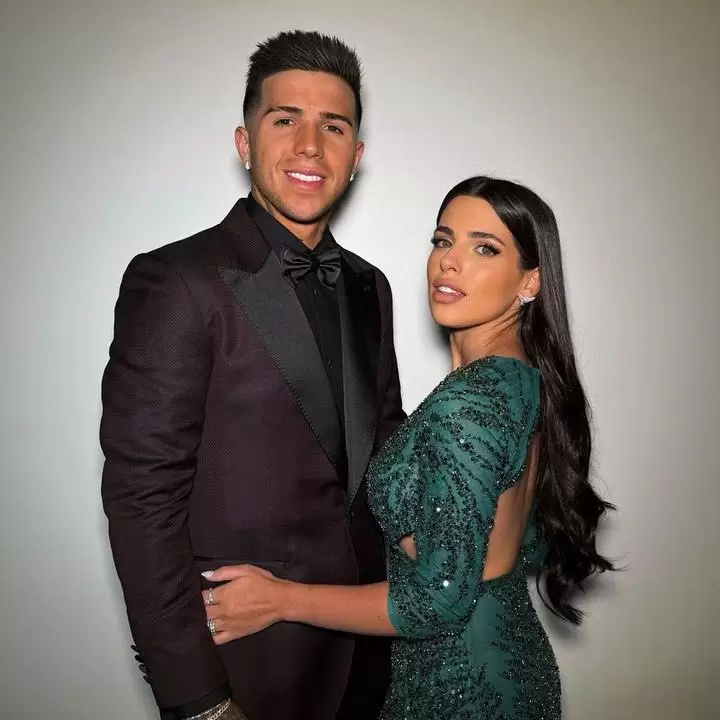 Enzo Fernández y Valentina Cervantes