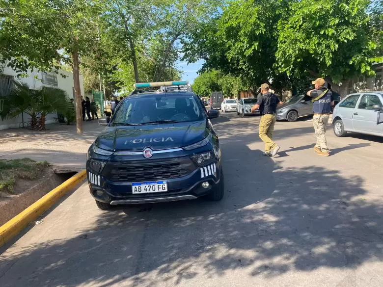 hombre atrincherado