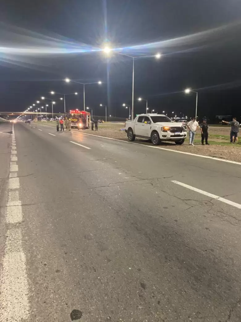 Accidente en el Acceso Este