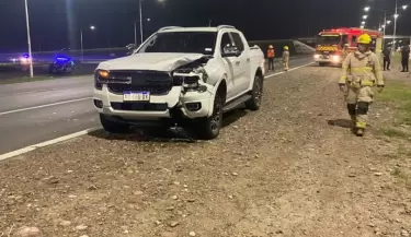Accidente en el Acceso Este