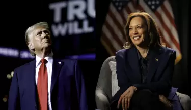 donald trump y kamala harris