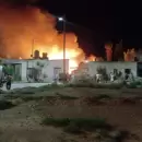 Un voraz incendio consumi� cuatro viviendas precarias en Maip�