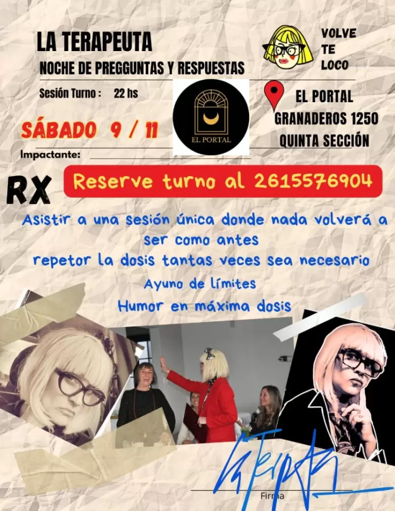 flyer la terapeuta