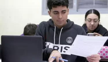 alumno en el aula