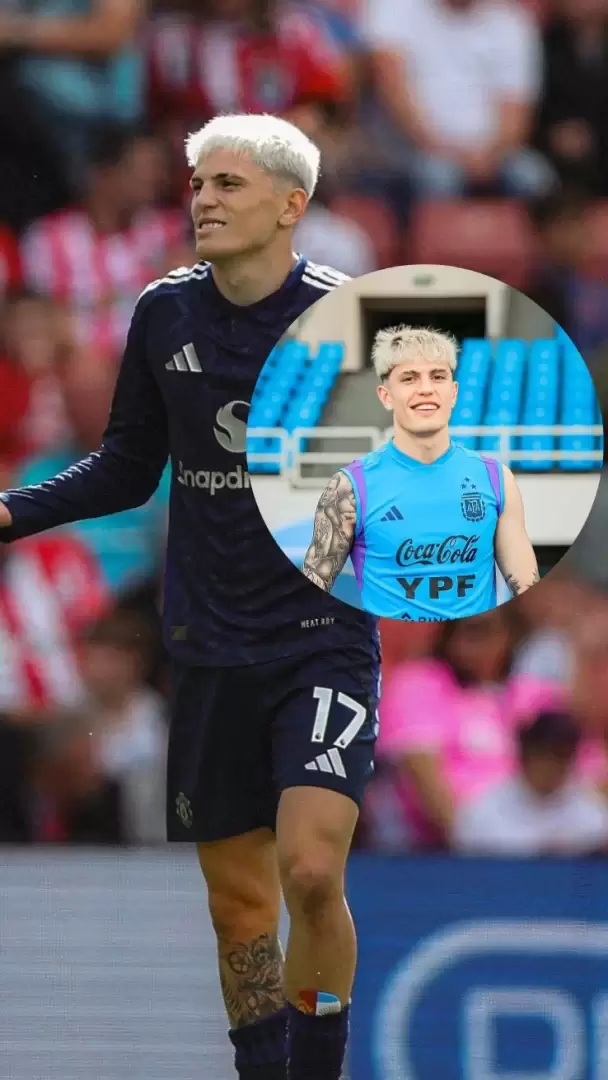 Alejandro Garnacho en el United