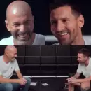 Hist�rico 9 de noviembre: Messi y Zidane vivieron una reuni�n ic�nica hace un a�o