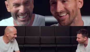 Lionel Messi y Zinedine Zidane x Adidas