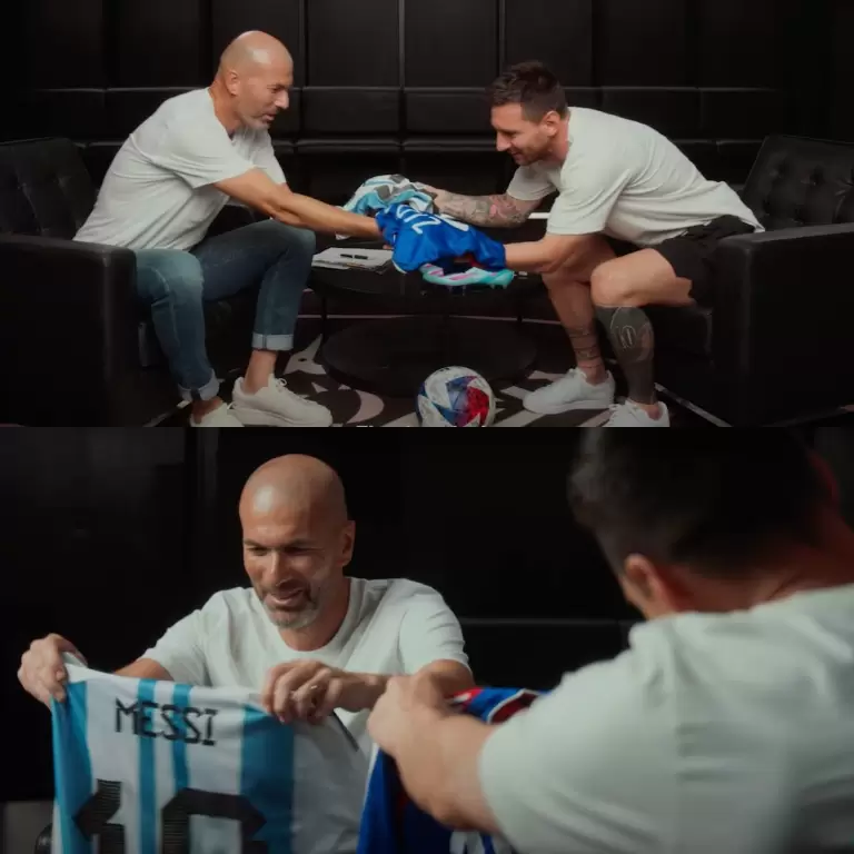 Icónico momento entre dos grandes