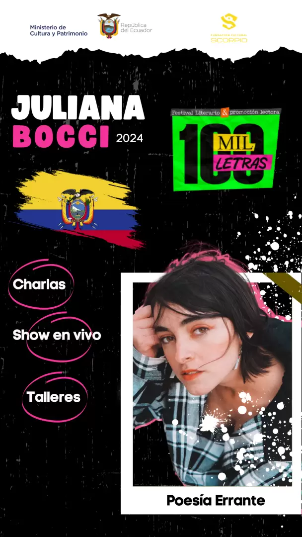 Juliana Bocci, escritora mendocina de poes�a oral