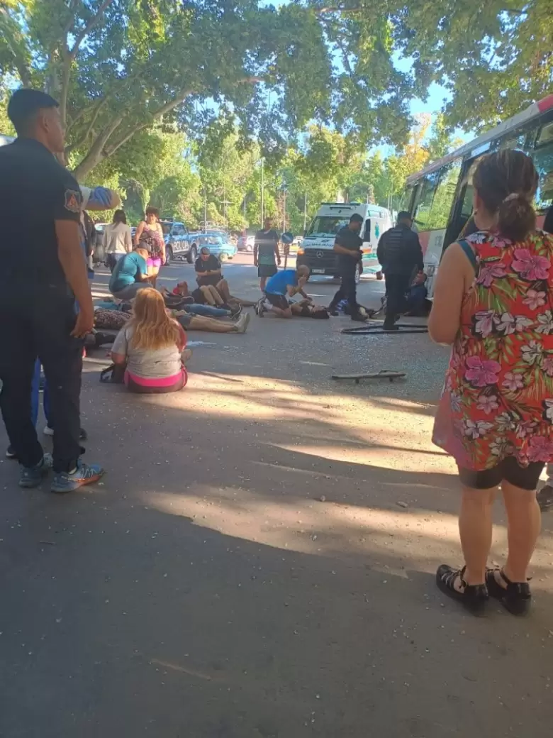 accidente colectivo