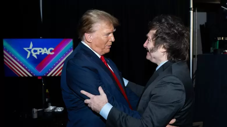 Milei con Trump