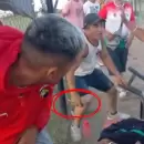 (Videos) Salvaje agresión al plantel e hinchas de Fray Luis Beltrán