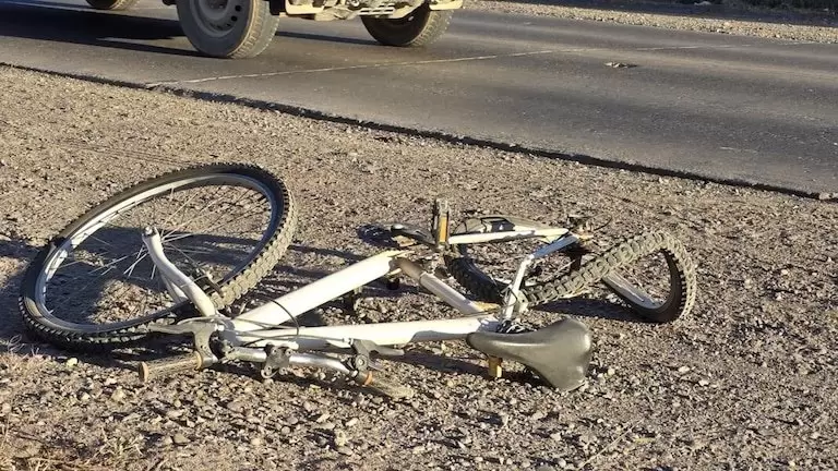 La escena del primer accidente