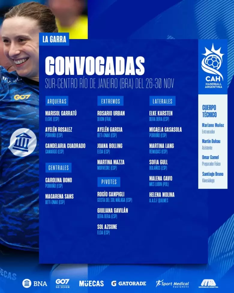 SELECCION FEMENINA DE HANDBALL
