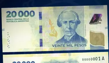 billete veinte mil