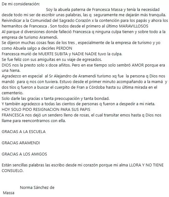 carta abuela