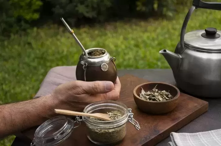 mate con menta