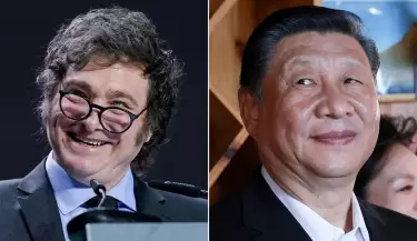 milei y Xi Jinping