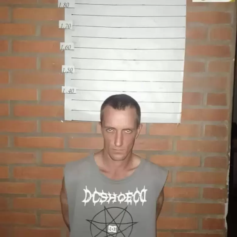 "Nanico" Marcelo Muller de 34 años, es el único detenido.