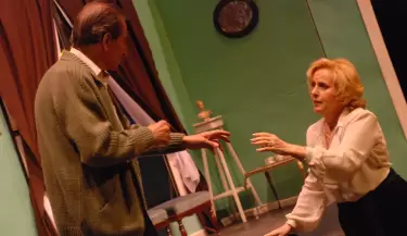 TEATRO INDEPENDENCIA EL HOMBRE QUE NO QUISO VOLVER MAXIMINO MOYANO e IBIS LUCCET