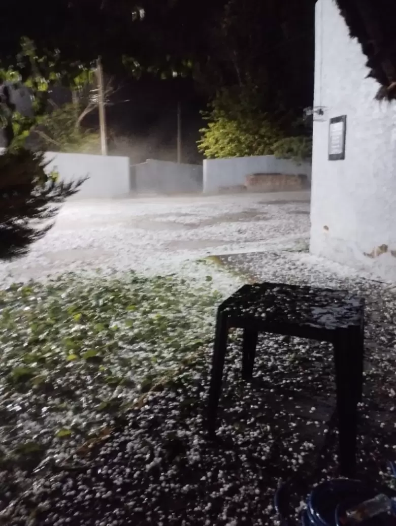 Granizo en San Mart�n