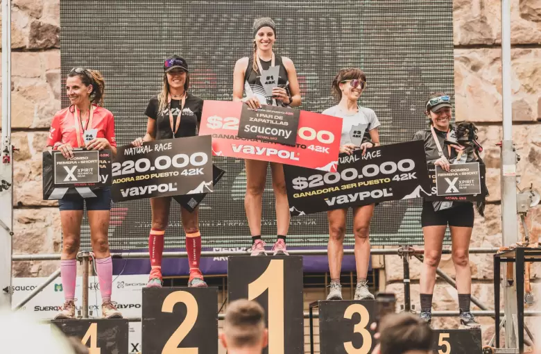 De las mujeres, la ganadora de los 42k fue la sanjuanina Nicole Molina