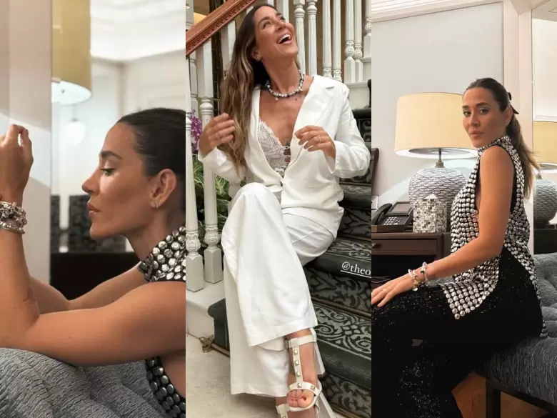 Jimena Barón representó a Pandora tras la baja de Wanda Nara en el evento.