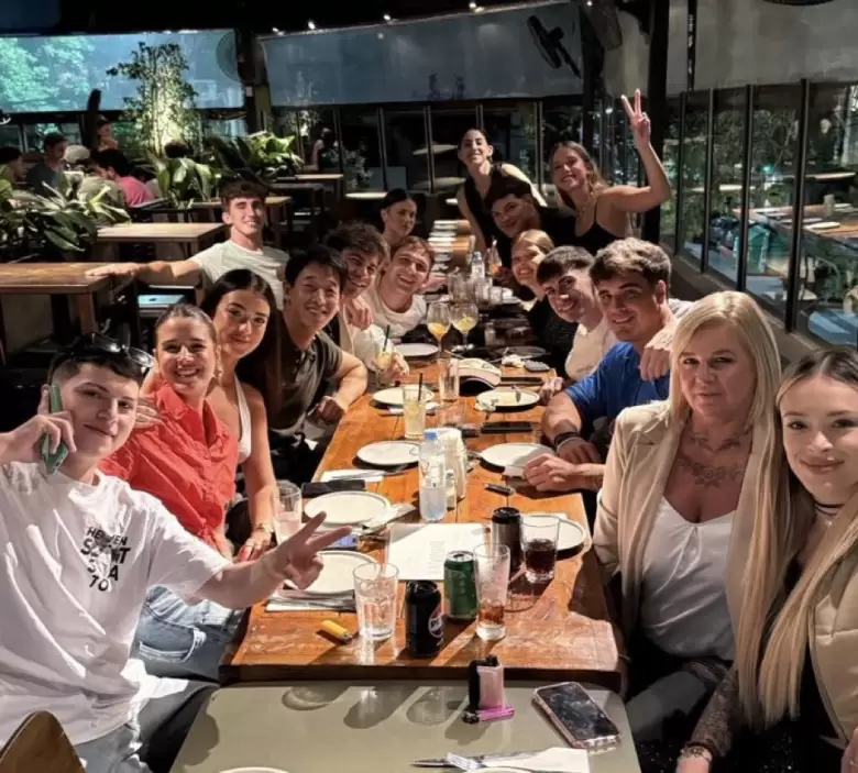 Reencuentro en el cumplea�os de Bautista Mascia.