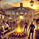 La fiesta de despedida del Ej�rcito de los Andes, contada en una carta fant�stica