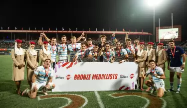 Los Pumas 7s enfrentaron con fuerza a Nueva Zelanda para quedarse con el bronce