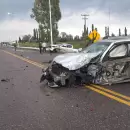 Accidente m�ltiple en General Alvear: dos menores heridos y veh�culos involucrados