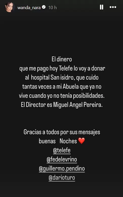 historia wanda nara instagram