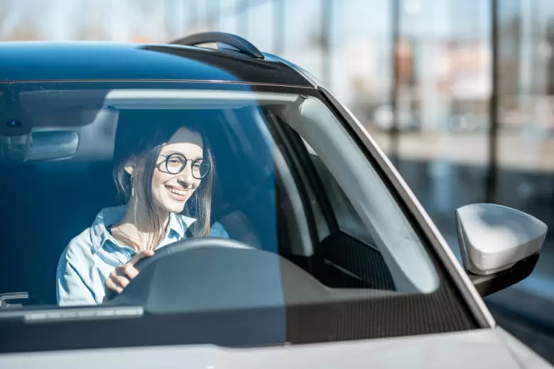 manejando auto