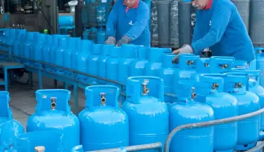 Garrafas de gas