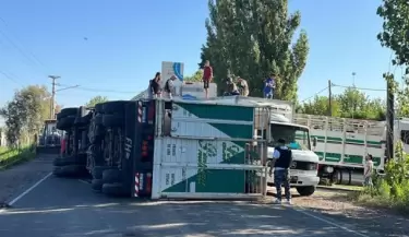 vuelco cami�n vacunas