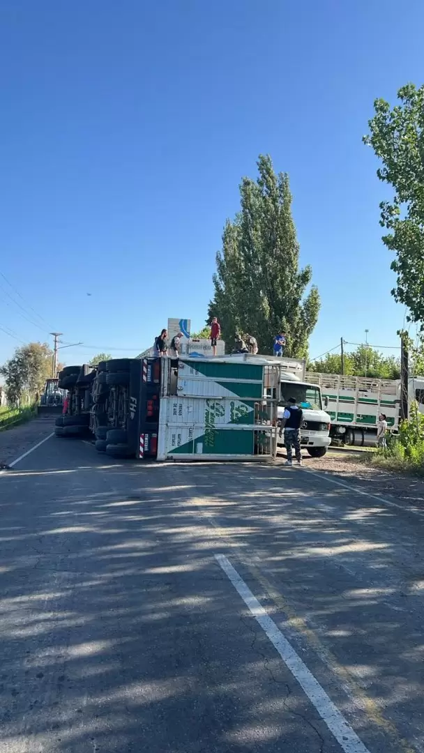 vuelco cami�n vacunas