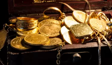 oro descubrimiento tesoro joyas