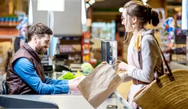 supermercado compra trabajo