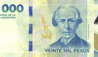 billete 20 mil