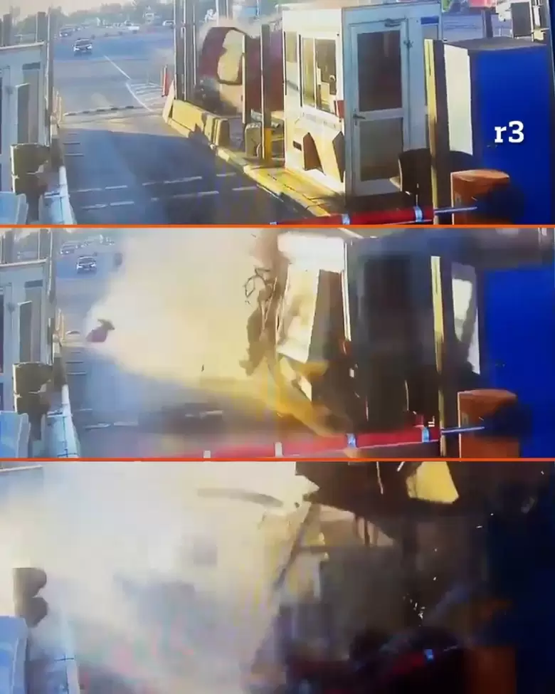 Brutal colisión en la Panamericana, Buenos Aires