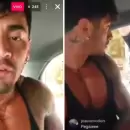 (Video) Detuvieron a un fisicoculturista que transmitió en vivo luego de haber atacado a policías