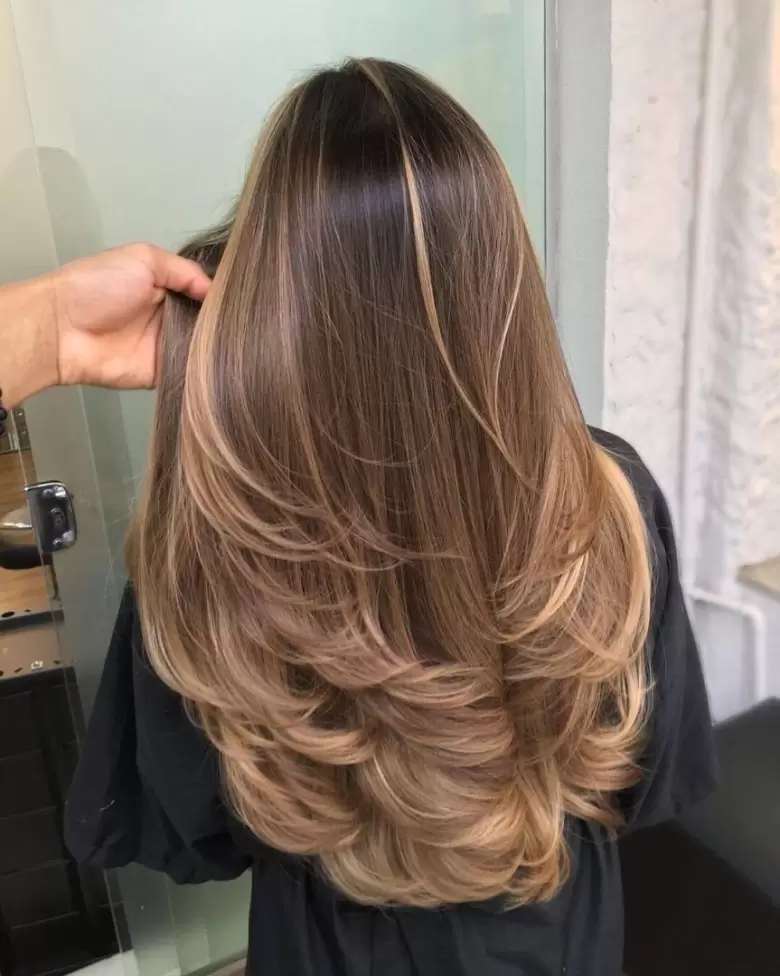french balayage cabello belleza