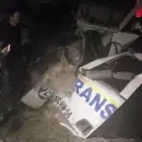 Volc� un cami�n en la ruta 7, en Luj�n de Cuyo, y su chofer qued� muy grave atrapado en la cabina