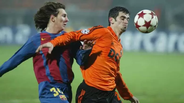 A 20 a�os del Debut de Messi en Champions League